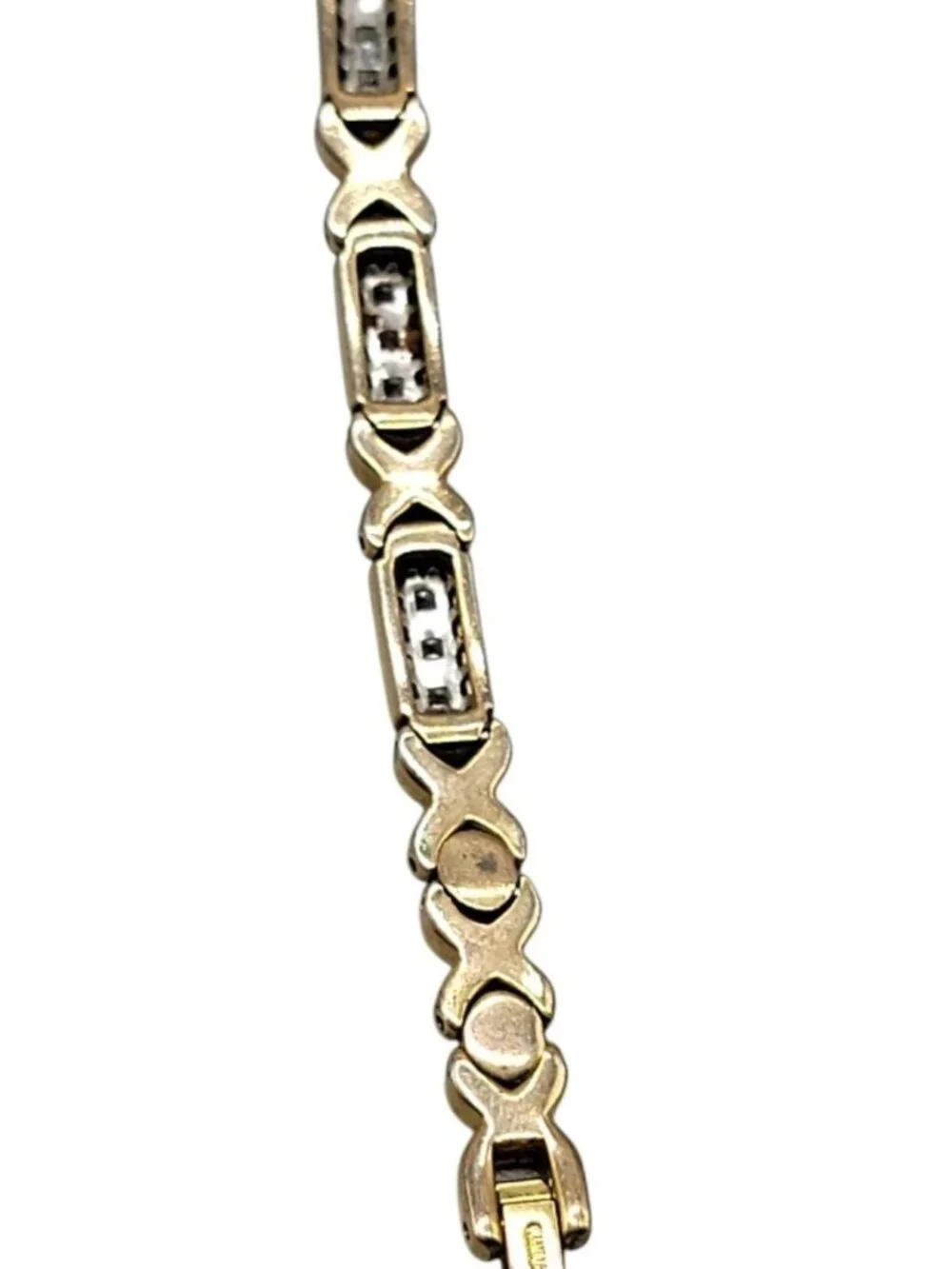 Diamonique Ladies XO Watch D50 Quartz 19mm MOP Dial 6.75